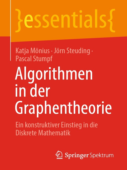 Title details for Algorithmen in der Graphentheorie by Katja Mönius - Available